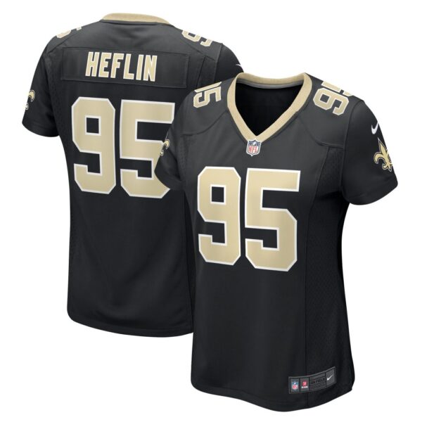 Jack Heflin New Orleans Saints Nike Women's Team Game Jersey - Black