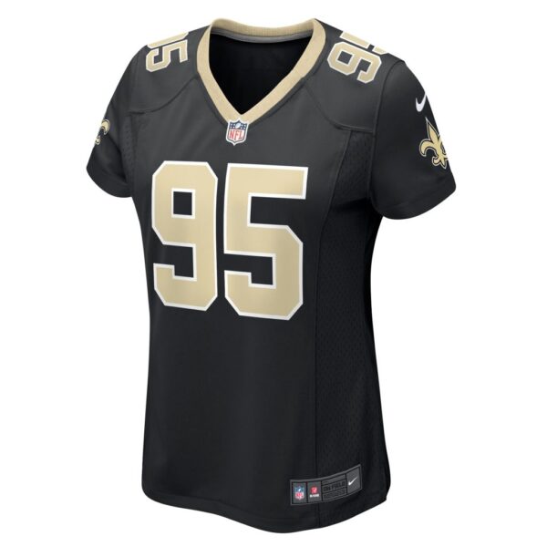 Jack Heflin New Orleans Saints Nike Women's Team Game Jersey - Black