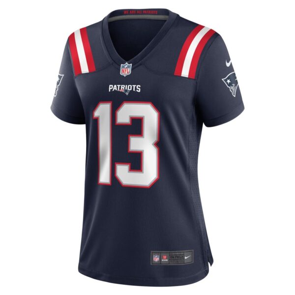 Women's New England Patriots Jack Jones Nike Navy Game Player Jersey