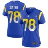 Women's Los Angeles Rams Jackie Slater Nike Royal Game Retired Player Jersey