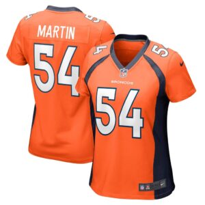 Women's Denver Broncos Jacob Martin Nike Orange Game Player Jersey