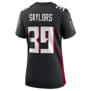 Jacob Saylors Atlanta Falcons Nike Women's Game Jersey - Black