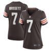 Women's Cleveland Browns Jacoby Brissett Nike Brown Game Jersey