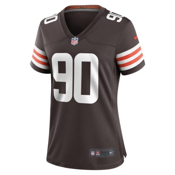 Women's Cleveland Browns Jadeveon Clowney Nike Brown Game Jersey