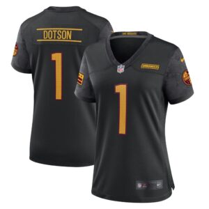 Women's Washington Commanders Jahan Dotson Nike Black Alternate Game Jersey