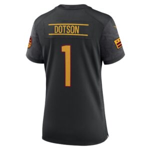 Women's Washington Commanders Jahan Dotson Nike Black Alternate Game Jersey