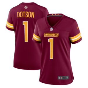 Women's Washington Commanders Jahan Dotson Nike Burgundy Player Game Jersey