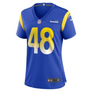 Women's Los Angeles Rams Jaiden Woodbey Nike Royal Home Game Jersey