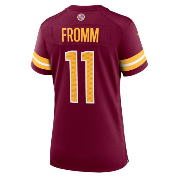 Women's Washington Commanders Jake Fromm Nike Burgundy Team Game Jersey