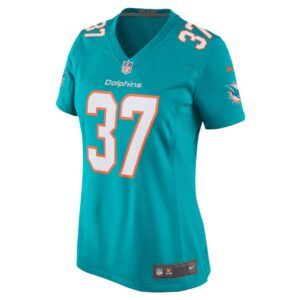 Jake Funk Miami Dolphins Nike Women's Game Jersey - Aqua