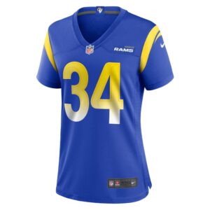 Women's Los Angeles Rams Jake Funk Nike Royal Game Player Jersey