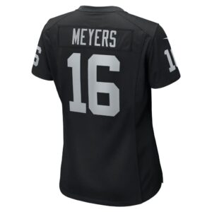 Jakobi Meyers Las Vegas Raiders Nike Women's Game Player Jersey - Black