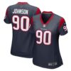 Women's Houston Texans Jaleel Johnson Nike Navy Player Game Jersey