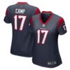 Women's Houston Texans Jalen Camp Nike Navy Game Player Jersey