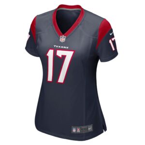 Women's Houston Texans Jalen Camp Nike Navy Game Player Jersey