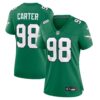 Jalen Carter Philadelphia Eagles Nike Women's Alternate Game Jersey - Kelly Green