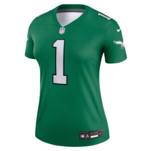 Jalen Hurts Philadelphia Eagles Nike Women's Alternate Legend Player Jersey - Kelly Green