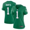 Jalen Hurts Philadelphia Eagles Nike Women's Game Player Jersey - Kelly Green