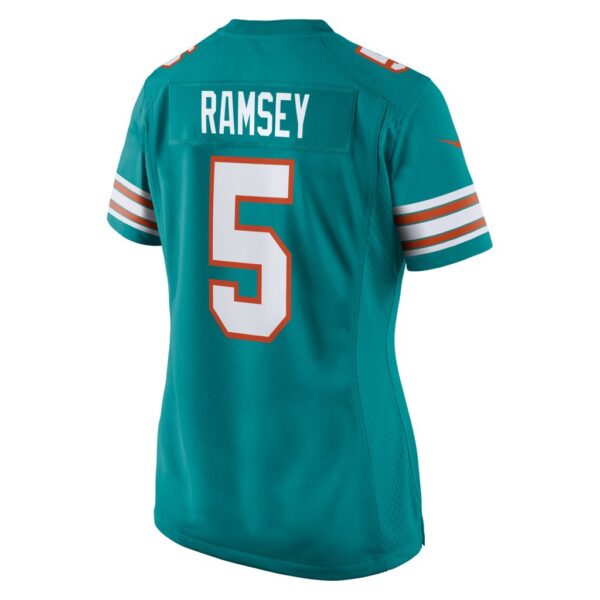 Women's Miami Dolphins Jalen Ramsey Nike Aqua Alternate Game Jersey