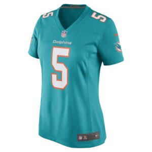 Women's Miami Dolphins Jalen Ramsey Nike Aqua Game Jersey