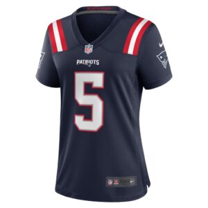 Jalen Reagor New England Patriots Nike Women's Team Game Jersey - Navy