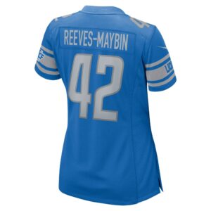 Women's Detroit Lions Jalen Reeves-Maybin Nike Blue Game Jersey