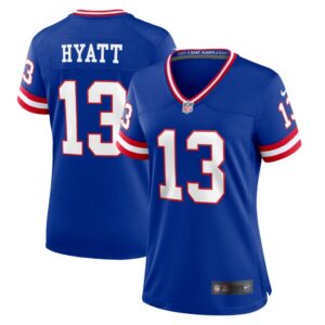 Jalin Hyatt New York Giants Nike Women's Team Game Jersey - Royal