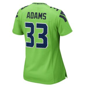 Jamal Adams Seattle Seahawks Nike Women's Game Jersey - Neon Green