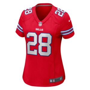 Women's Buffalo Bills James Cook Nike Red Alternate Game Jersey