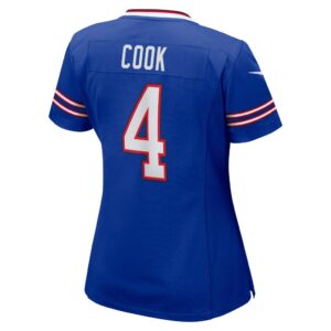 Women's Buffalo Bills James Cook Nike Royal Game Player Jersey