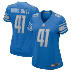 Women's Detroit Lions James Houston Nike Blue Game Jersey