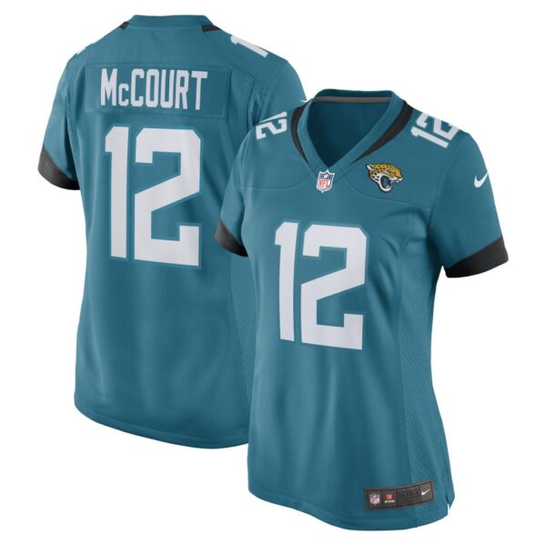 Women's Jacksonville Jaguars James McCourt Nike Teal Game Player Jersey