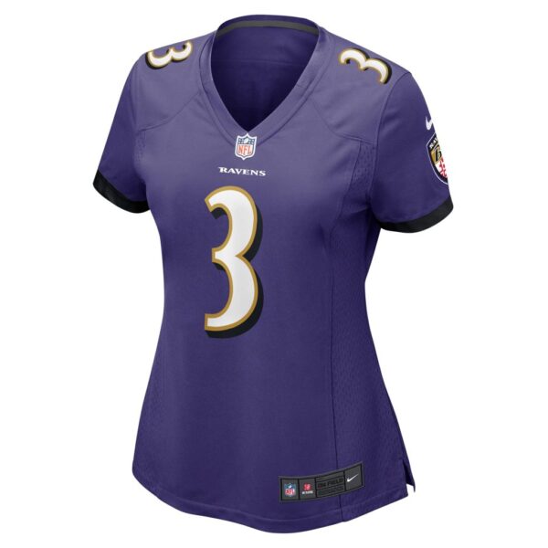 Women's Baltimore Ravens James Proche II Nike Purple Team Game Player Jersey