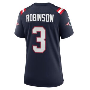 Women's New England Patriots James Robinson Nike Navy Nike Women's All Player Jersey