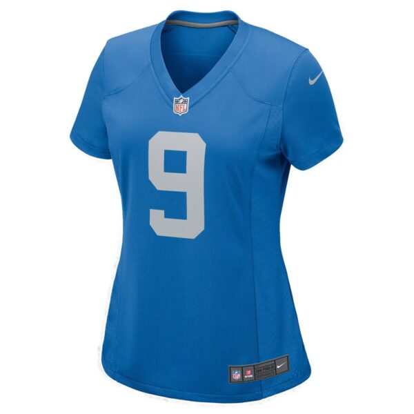 Women's Detroit Lions Jameson Williams Nike Blue Player Game Jersey