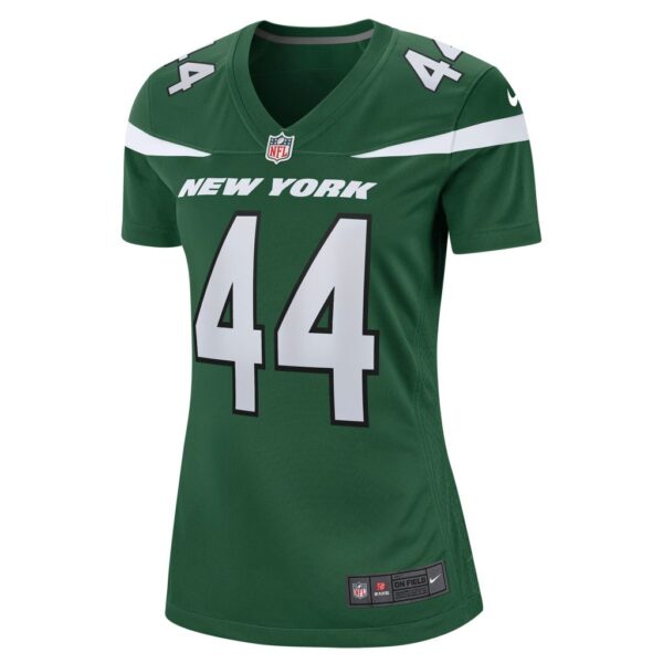 Women's New York Jets Jamien Sherwood Nike Gotham Green Game Jersey