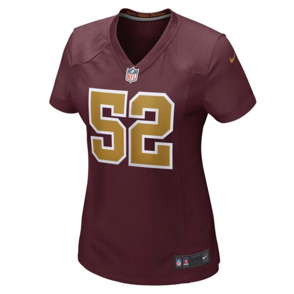 Women's Washington Football Team Jamin Davis Nike Burgundy Game Jersey