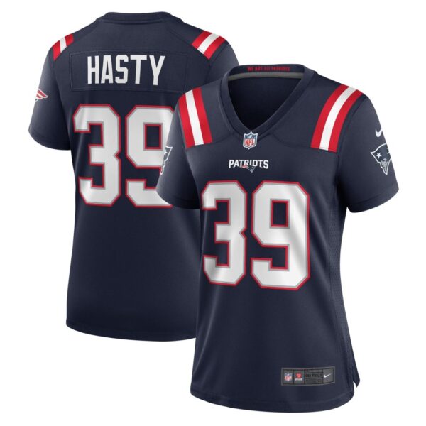 Jamycal Hasty New England Patriots Nike Women's Team Game Jersey - Navy