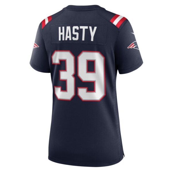 Jamycal Hasty New England Patriots Nike Women's Team Game Jersey - Navy