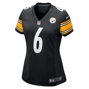 Women's Pittsburgh Steelers Jaquarii Roberson Nike Black Game Player Jersey