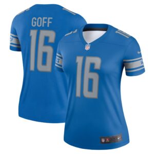 Women's Detroit Lions Jared Goff Nike Blue Legend Jersey