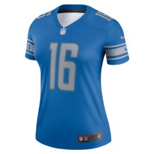 Women's Detroit Lions Jared Goff Nike Blue Legend Jersey