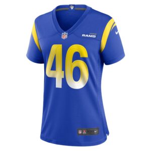 Women's Los Angeles Rams Jared Pinkney Nike Royal Game Player Jersey