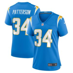 Jaret Patterson Los Angeles Chargers Nike Women's Team Game Jersey - Powder Blue