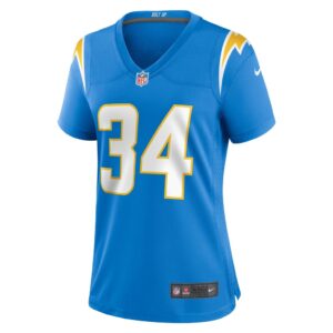 Jaret Patterson Los Angeles Chargers Nike Women's Team Game Jersey - Powder Blue