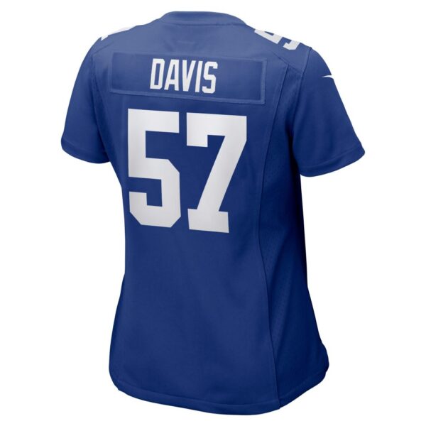 Jarrad Davis New York Giants Nike Women's Team Game Jersey - Royal