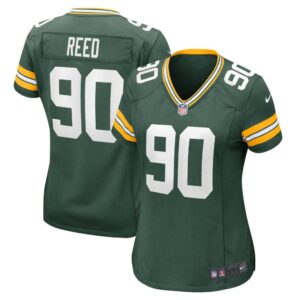 Women's Green Bay Packers Jarran Reed Nike Green Game Player Jersey