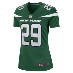 Jarrick Bernard Converse New York Jets Nike Women's Game Jersey - Gotham Green