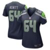 Women's Seattle Seahawks Jarrod Hewitt Nike College Navy Home Game Player Jersey