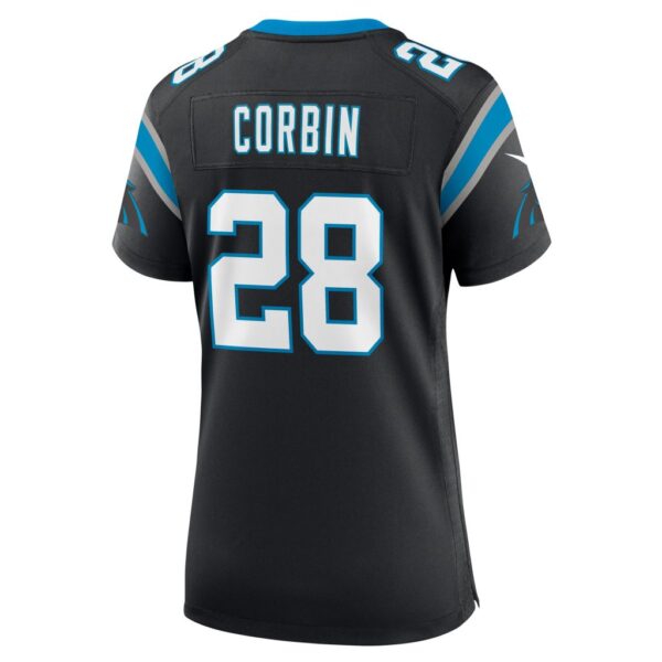 Jashaun Corbin Carolina Panthers Nike Women's Team Game Jersey - Black